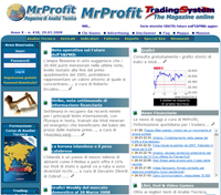 Homepage - MrProfit, Magazine online di Analisi Tecnica